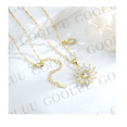 thumbnail image 3 of Collar Xtellar Con Dije Girasol Chapado De Oro 18k Para Mujer, 3 of 4