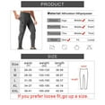 thumbnail image 5 of BROKIG Men's Zip Cargo Jogger Pants Gym Workout Athletic Sweatpants with Pockets (XX-Large, Dark Gray), 5 of 5