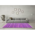 thumbnail image 3 of Ahgly Company Indoor Rectangle Abstract Purple Modern Area Rugs, 2' x 4', 3 of 4