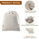 thumbnail image 4 of Uxcell 8pcs Bolsas de Almacenamiento de Algodón Bolsa de Cuerda, Beige, 4 of 7