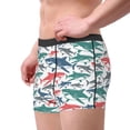 thumbnail image 2 of Uemuo Colorful Shark Pattern Men's Boxer Briefs,Trunk Anti-Chafing,Comfortable, Durable, and Stylish Underwear-Small, 2 of 9