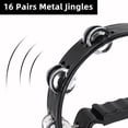 thumbnail image 4 of Tambourine Jingle, Easy Using Sturdy Non Slip Handle Half Moon Musical Tambourine  for Dances, 4 of 7