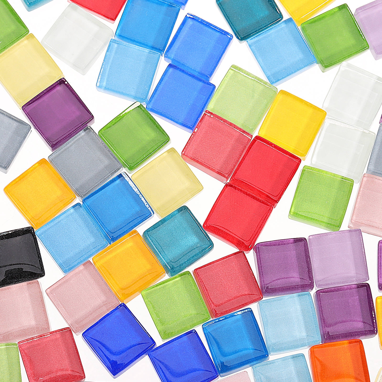 OUNONA Multi-Pattern Tiles for Stained Glass Art Projects with Versatile Designs and Easy Handling for Crafting