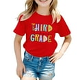 thumbnail image 7 of KAUOD Girls First Day of Second Grade Shirt Boys Back to School Clothes Kids Classic Short Sleeve Crewneck T-Shirt Tops, 7 of 7