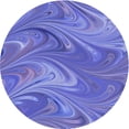 thumbnail image 1 of Ahgly Company Indoor Round Patterned Sky Blue Dress Blue Area Rugs, 6' Round, 1 of 1