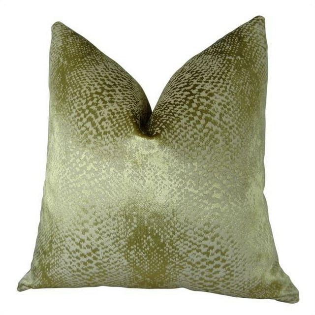 Plutus Coussin Fait Main Monde Caché Or, (18 Pouces x 18 Pouces)