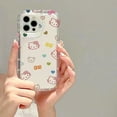 thumbnail image 4 of Sanrio Hello Kitty Pink Anime Transparent Phone Case For iPhone 15 14 13 12 11 Pro Max Xr XS 7 8 14 Plus Case Cute cartoon Cover, 4 of 4