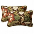 thumbnail image 1 of Pillow Perfect Inc. 386751 Coventry Brown Rectangle Throw Pillow (Set of 2), 1 of 1