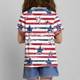 thumbnail image 5 of GERsome Boys Girls American Flag T-Shirts 4th of July Patriotic Tops Summer Casual Short Sleeve Crewneck Graphic Tee, Sizes 5-6 Years, 5 of 6