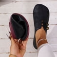 thumbnail image 6 of Miluxas Women's Flats Shoes Ballet Flats Dress Shoes Comfortable Leather Slip on Shoes for Women Black 9(42), 6 of 6