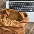thumbnail image 2 of Women's Corduroy Handbag, Simple Striped Shoulder Bag For Work & Shopping, Large Capacity Purse, 2 of 5