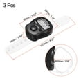thumbnail image 2 of Finger Tally Counter 0-99999 5 Digital LED Display for Sports Counting, Black, 3 Pack, 2 of 5
