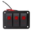 thumbnail image 2 of p>Planche de Commutation, Panneau de Commutation Léger DC12V 24V IP65 Installation Simple pour Bateau pour Yachts/p>, 2 of 7
