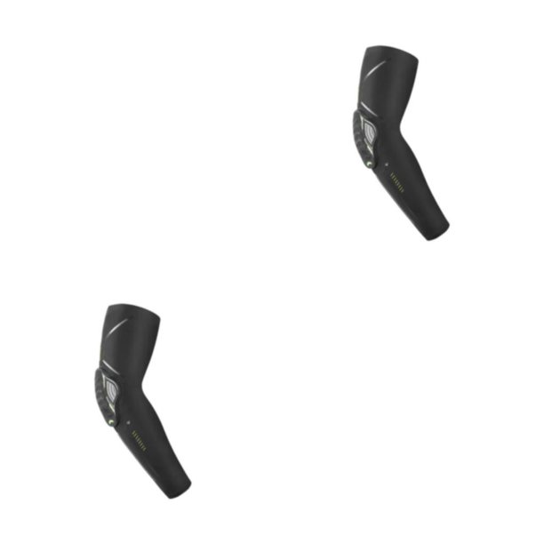 Soidarity Protector de codo de fibra elástica a prueba de golpes para hombres y mujeres, Protector de almohadilla de brazo para ejercicio de Type2 NO2