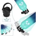 thumbnail image 3 of TRAHOO-24 oz Insulated Water Bottle with Straw, Stainless Steel Water Bottles with 2 Lids, Reusable Leakproof Water Flask Keep Hot and Cold, Sports Metal Water Bottle for Hiking Biking Gym (blue wave, 3 of 4