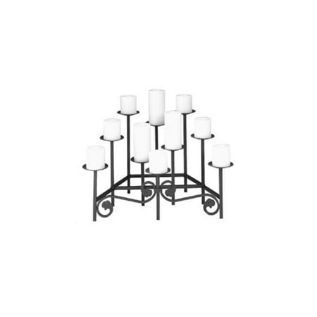 Minuteman X304100 14 in. H Candelabra in Black