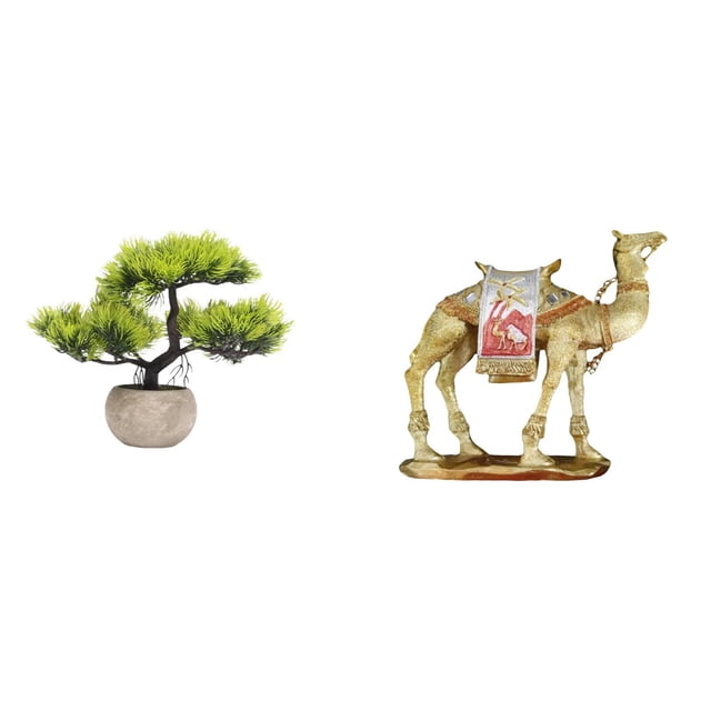 Árbol bonsái artificial,Árbol bonsái artificial para decoración de escritorio de interior y hogar,Árbol bonsái falso Planta falsa en maceta Planta falsa,Figura de escritorio,Figura de