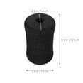 thumbnail image 2 of BRIGHTFUFU 8Pcs Durable Padded Roller Accessory Black Sponge Cover for Ab Training Equipment, 2 of 8