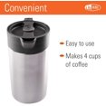 thumbnail image 3 of GSI Outdoors, JavaPress en Acier Inoxydable Glacier, Tasse à Café Pressée 30oz pour Camping, Brossé, 3 of 8