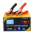 thumbnail image 3 of Cargador De Batería De AutomÓVIL Inteligente Pantalla VoltaJe De Potencia Modos Manuales Auticos Para Varios Vehículos Amarillo Compacto Ligero Ligero, 3 of 6