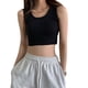 thumbnail image 1 of Camiseta sin mangas de entrenamiento de canalé para mujer,Camiseta sin mangas deportiva para mujer Camiseta sin mangas deportiva de canalé para mujer Camiseta sin mangas de ejercicio ajustada Tecnología avanzada, 1 of 8