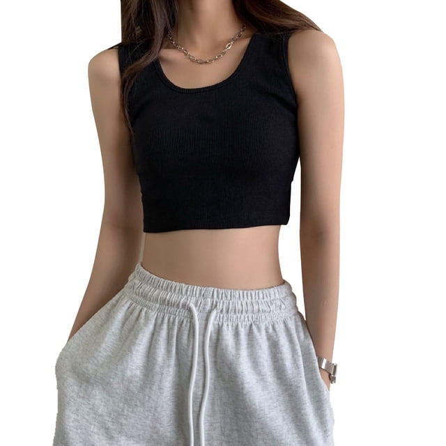 Camiseta sin mangas de entrenamiento de canalé para mujer,Camiseta sin mangas deportiva para mujer Camiseta sin mangas deportiva de canalé para mujer Camiseta sin mangas de ejercicio ajustada Tecnología avanzada