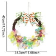 thumbnail image 3 of Easter Bunny & Egg Garland Wreath Set - Complete Party Decor with Colorful Streamers, Bunnies, and Speckled Eggs for Instant Holiday Cheer, 3 of 6