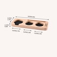 thumbnail image 3 of IROINID Decorations for Home Tables,Modern Room Decorations,Tamping StationSapele Coffee Bar Organizer with Non Mat Multi-Slot for Counter Holds TamperDistributorBasket, 3 of 5