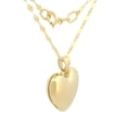 thumbnail image 3 of Cadena Con Dije Relicario De Corazón Oro Sólido 10K amarillo Casa del Anillo Medida Cadena 45 cm Medida Corazón Relicario 1.4 cm cerrado Peso total 2.9 gr, 3 of 6