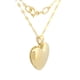 thumbnail image 3 of Cadena Con Dije Relicario De Corazón Oro Sólido 10K amarillo Casa del Anillo Medida Cadena 45 cm Medida Corazón Relicario 1.4 cm cerrado Peso total 2.9 gr, 3 of 6