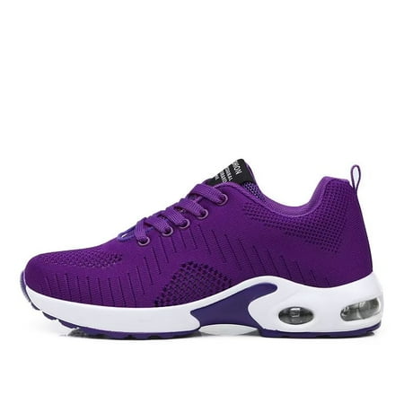 

Jjtiger Hollowed out dense Netfly woven air cushion women s shoes light