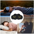 thumbnail image 4 of Unique Bargains 1 Pc Cloud Eyelash Pattern 3D Eye Mask for Rest for Travel Black Polyester Sponge, 4 of 4