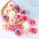 thumbnail image 4 of 50 Cabezas Flores Rosa Artificial Decoración Boda Fiesta 5cm, 4 of 6