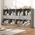 thumbnail image 3 of Kids Bookshelf and Bookcase Toy Storage Multi Shelf with Cubby Organizer Cabinet and Drawers for Boys Girls,for Children's Room, Playroom, Hallway, Kindergarten, School,Bedroom (White), 3 of 9