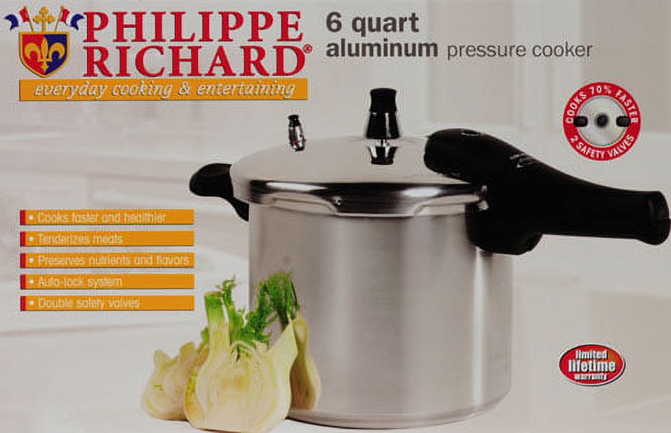 Philippe Richard Aluminum 6 Quart Pressure Cooker - image 2 of 4