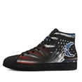 thumbnail image 3 of Air Force Veteran High Top Canvas Shoes Sneakers Black Size 9.5, 3 of 7