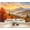 Color 2, variant on Orange Pumpkins Autumn Wallpaper Farmhouse Country Church Thanksgiving Peel and Stick Wall Murals 69"H x 96"W Removable PVC Wall Paper Self-Adhesive Wall Decor for Bedroom Living Room