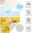thumbnail image 4 of Bathroom Rug Mat Funny Bee Bath Mat Super Soft Absorbent Plush Shaggy Bath Rugs Non Slip Quick Dry Bath Carpet for Bathroom Floor Tub Shower, 24x16 Inches Home Decor Gifts, 4 of 5