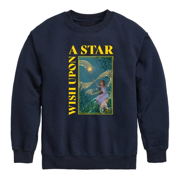 Disney Wish - Wish Upon A Star - Toddler & Youth Crewneck Fleece Sweatshirt