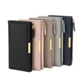 thumbnail image 2 of Faraee Long Wallets for Men Women Leather RFID Blocking Bifold Purse Clutch Tote with Zipper Pocket Black, 2 of 5