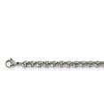 thumbnail image 2 of Chisel Stainless Steel Polished and Textured Fancy Rolo 24 inch Chain, 2 of 4
