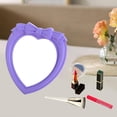thumbnail image 1 of Espejo de maquillaje en apariencia de Espejo cosmético Espejo de multifunción para mujeres niñas duradero oporte Espejo colgante - púrpura Yinane Espejo vestidor, 1 of 8