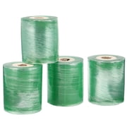 NICEXMAS 4 Rolls 3CM PVC Grafting Tape Stretchable Moistureproof Floristry Film Self-adhesive Transparent Colored Film for Pecans Walnuts Citrus Fruits Tree (Green)