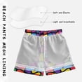 thumbnail image 3 of FORMRS Boys Swim Trunks Quick Dry Mesh Liner Boardshorts Sizes XS-XL, Colorful Psychedelic, 3 of 7