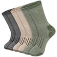 thumbnail image 5 of KOITHOT 3 Pack Merino Wool Socks for Men & Women, Thermal Boot Warm Hiking Socks, 5 of 7