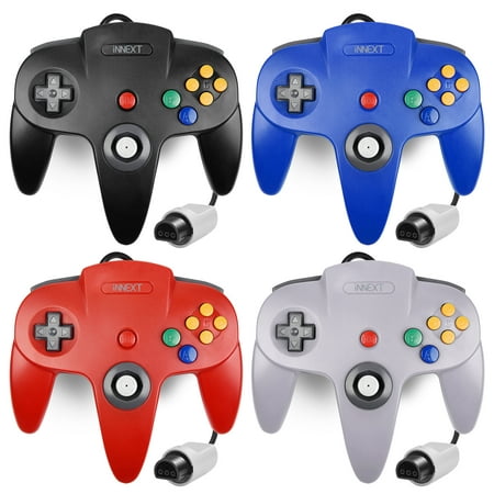 N64 Gaming Classic Controller, iNNEXT Retro N64 Wired Gaming Gamepad Controller Joystick for N64 System Home Video Game (Best Joystick For Dcs)