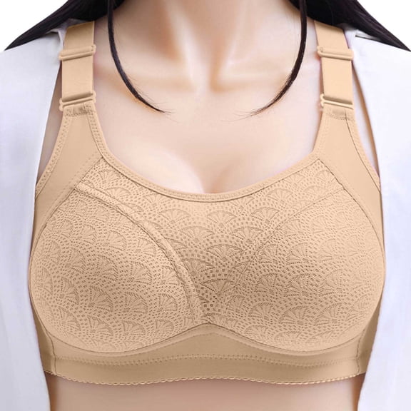 Lixiuxyad Womens Sports Bras Comfortable Seamless Full Coverage Bra For Women Wireless Bras With Soft Support Regular And Plus Size