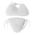thumbnail image 4 of Beachwear Set for Summer Leisure with Sleek Strapless Solid Design and Versatile Two-Piece Bikini Ensemble, 4 of 5