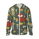 thumbnail image 1 of Fotbe Cute Animal Forest Chaqueta con Protección Solar UPF 50+ para Hombre y Mujer, Camisa con Capucha y Bolsillos-Small, 1 of 7