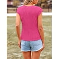 thumbnail image 2 of Remera PRETTYGARDEN Primavera Verano 2025 Rosa Rojo Talle S, 2 of 9